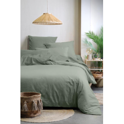 Housse de Couette 100% Coton BIO Kaki