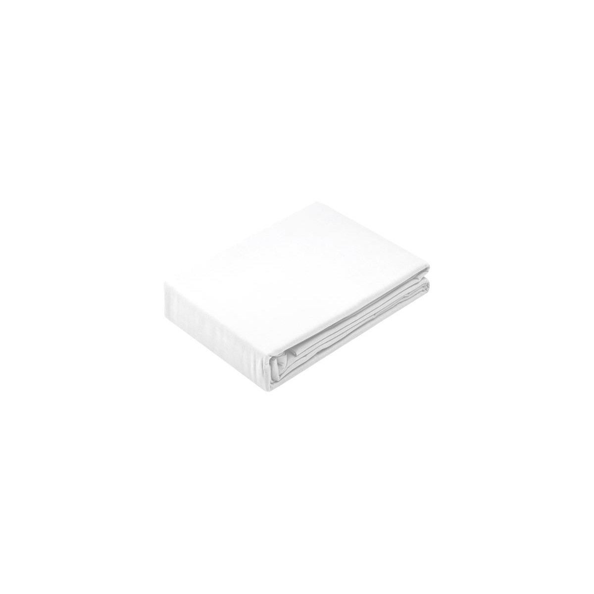 Drap Housse 100% Coton BIO Blanc
