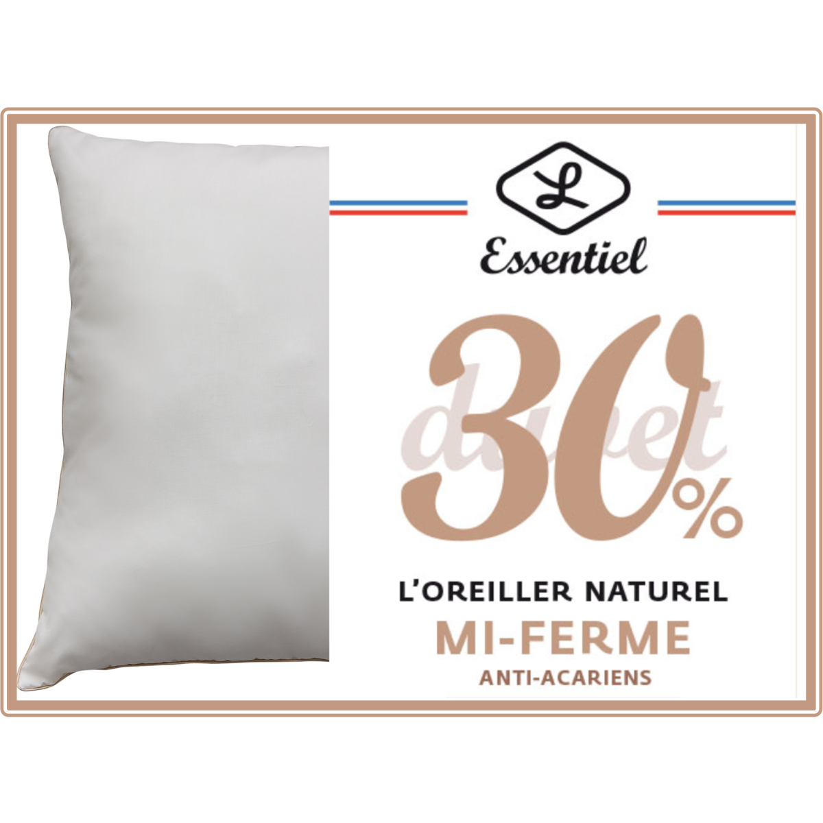 Oreiller traditionnel duvet