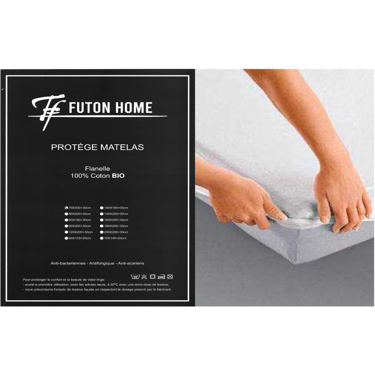 Protège-Matelas 100% Coton Bio | Protection Naturelle & Confort