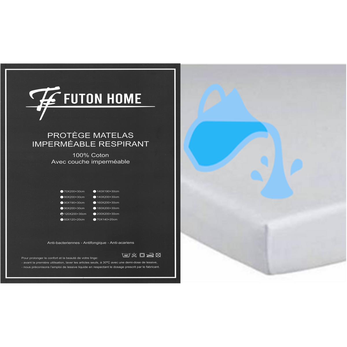 Protège-Matelas Imperméable 100% Coton Bio | Protection & Respirabilité